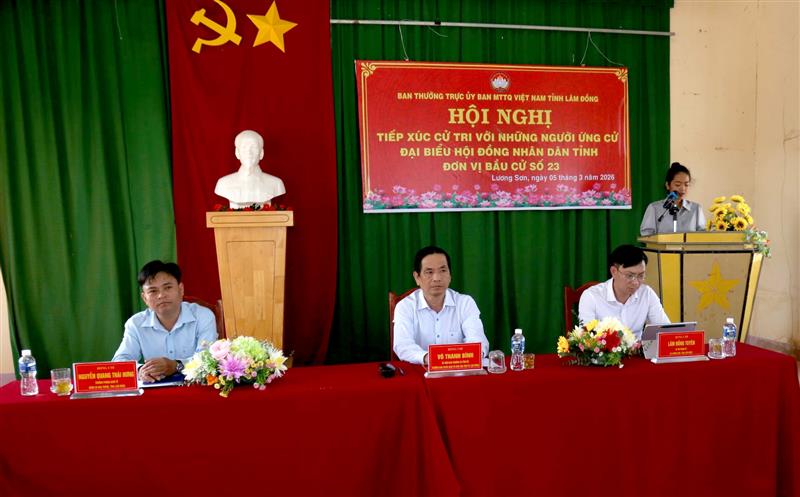 3 ứng cử viên đại biểu HĐND tỉnh, nhiệm kỳ 2026 - 2031 thuộc Đơn vị bầu cử số 23