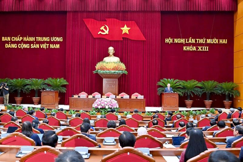 Phiên bế mạc Hội nghị lần thứ 12 Ban Chấp hành Trung ương Đảng khóa XIII