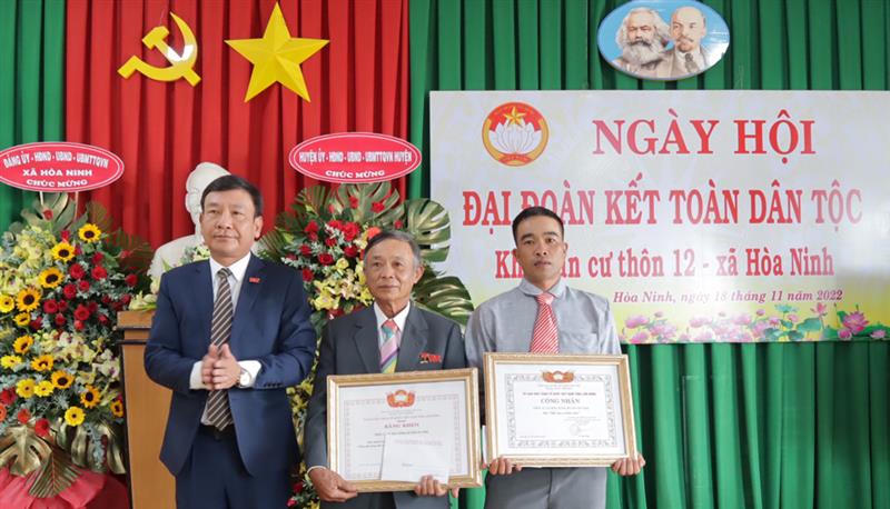 Việc thực hiện Chỉ thị số 23 đã góp phần đưa Thôn 12, xã Hòa Ninh trở thành điển hình trong xây dựng nông thôn mới, đô thị văn minh.