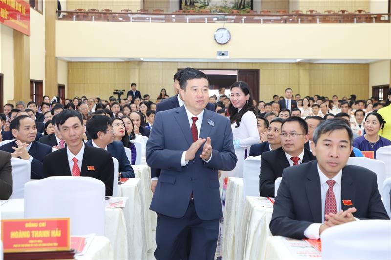 Đồng chí Y Thanh Hà Niê Kđăm, Ủy viên Ban Chấp hành Trung ương Đảng, Bí thư Tỉnh ủy, Trưởng Đoàn đại biểu Quốc hội khóa XV tỉnh Lâm Đồng đến dự Đại hội
