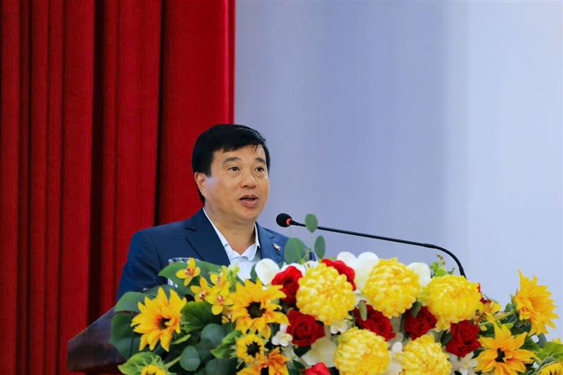  1 / 7  Bí thư Tỉnh ủy Lâm Đồng Y Thanh Hà Niê Kđăm tiếp xúc cử tri tại Phường 1 Bảo Lộc. Ảnh tư liệu