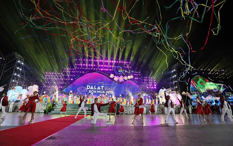 Đến nay, tỉnh Lâm Đồng đã tổ chức thành công 9 kỳ Festival Hoa Đà Lạt. Ảnh: Chính Thành