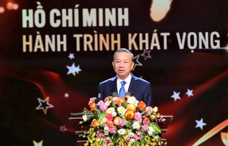 Tổng Bí thư Tô Lâm phát biểu chỉ đạo.