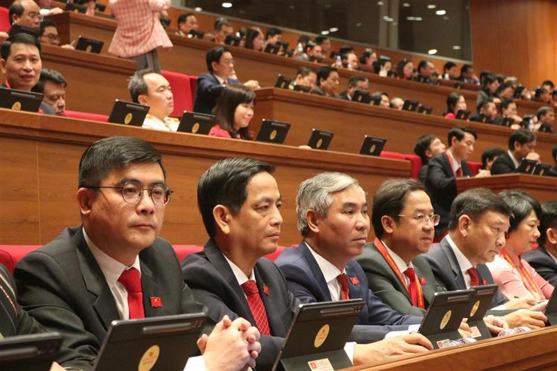 Các đại biểu tỉnh Lâm Đồng tham dự Đại hội