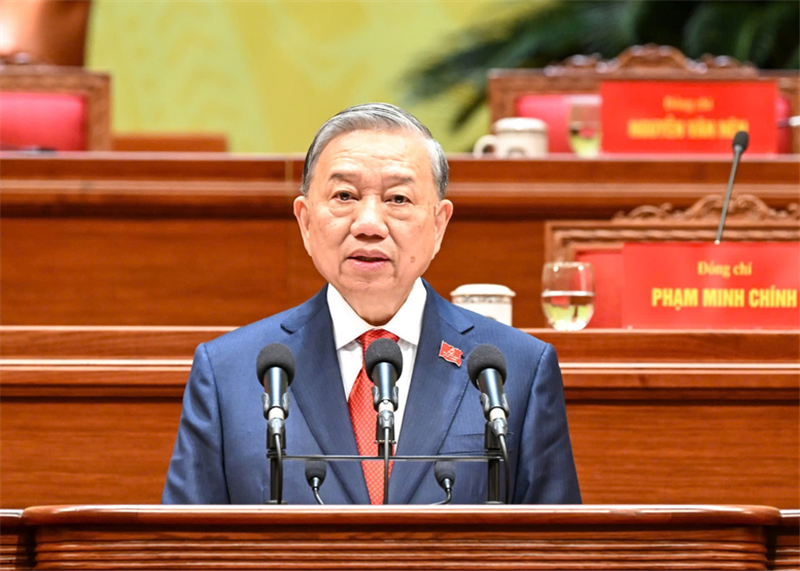 Tổng Bí thư Tô Lâm: Đảng muốn lãnh đạo lâu dài thì phải luôn tự hoàn thiện, tự làm mới, giữ vững bản chất cách mạng và tính tiên phong.