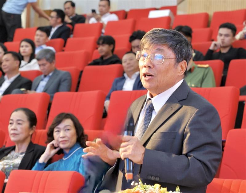 Ông Huỳnh Đức Hoà - Nguyên Bí thư Tỉnh uỷ Lâm Đồng: “Hội thảo có rất nhiều ý tưởng tốt, nhiều ý tưởng sâu và nhiều ý tưởng mới… Sắp tới, du lịch và nông nghiệp vẫn là thế mạnh; giá trị nông nghiệp lớn, có thể phát triển cao hơn…”