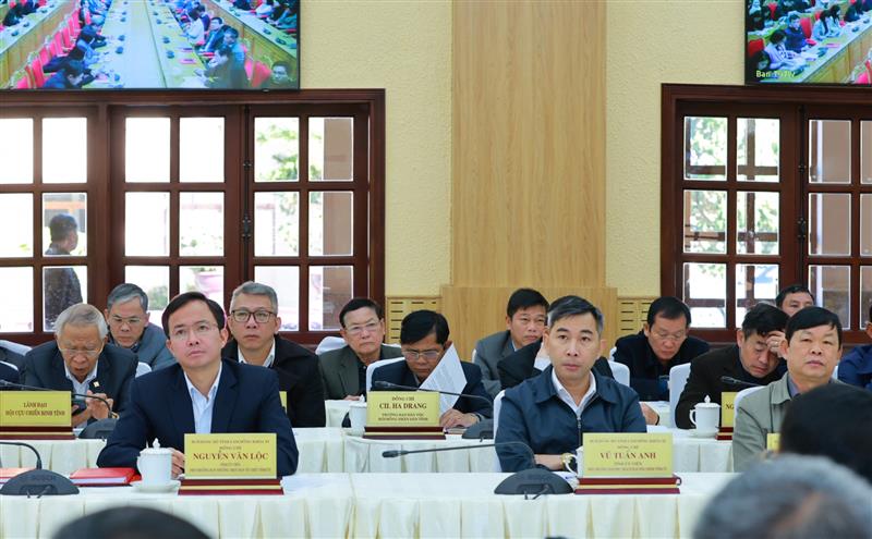 Các đại biểu Ban Nội chính, Ban Tổ chức Tỉnh uỷ và Uỷ ban Kiểm tra Tỉnh uỷ tham dự Hội nghị