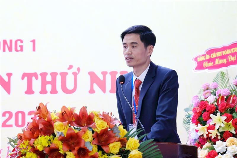 Đại biểu tham luận tại đại hội