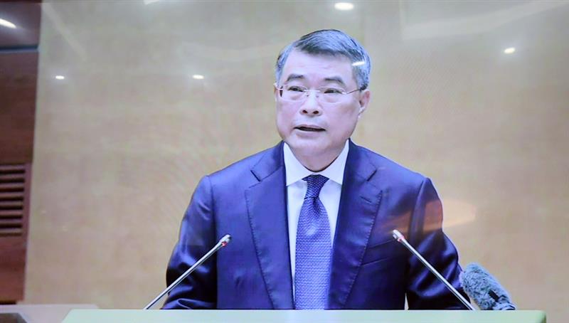 Trưởng Ban Tổ chức Trung ương Lê Minh Hưng truyền đạt chuyên đề 3 tại hội nghị