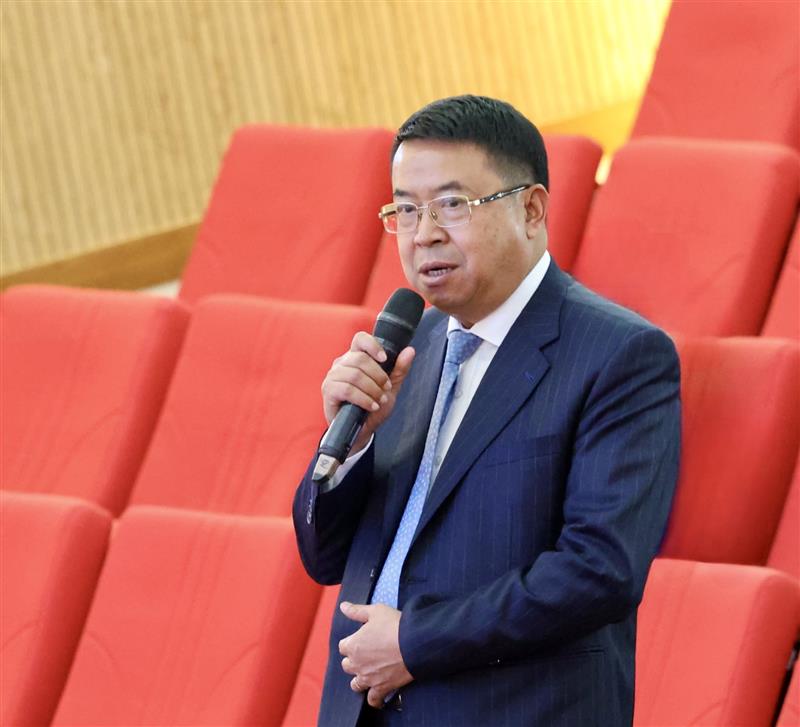 Ông Tôn Thiện San - Giám đốc Sở Tài chính tỉnh Lâm Đồng: “Tỉnh Lâm Đồng đã có định hướng phát huy các lợi thế, tiềm năng, với đội ngũ nhân lực trẻ, quy hoạch có không gian phát triển, chú trọng du lịch dịch vụ chất lượng cao…”
