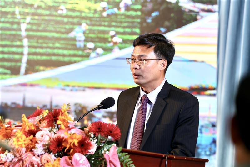 Phó Chủ tịch UBND tỉnh Lâm Đồng Đinh Văn Tuấn phát biểu bế mạc Hội thảo