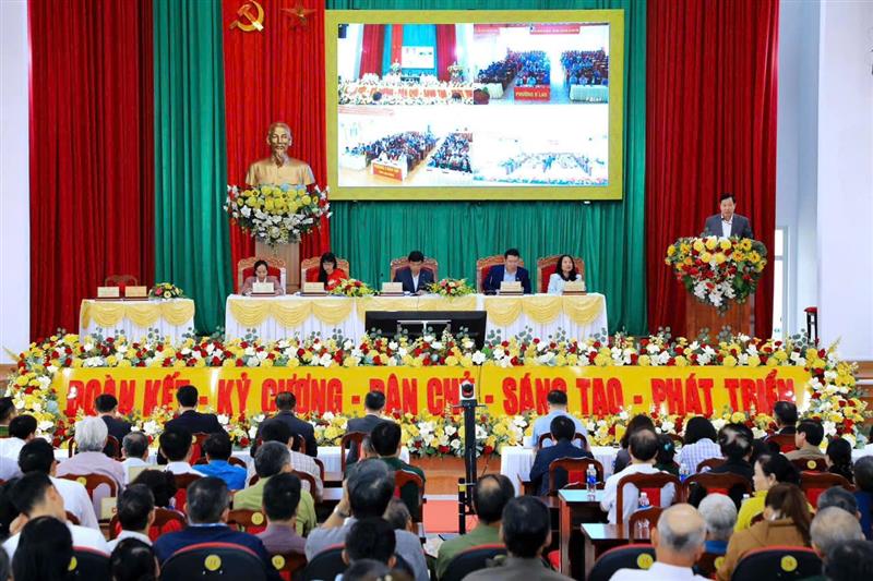 Buổi tiếp xúc cử tri của các ứng viên ĐBQH khóa XVI tỉnh Lâm Đồng diễn ra sáng 2/3 tại Phường 1 Bảo Lộc. Ảnh tư liệu