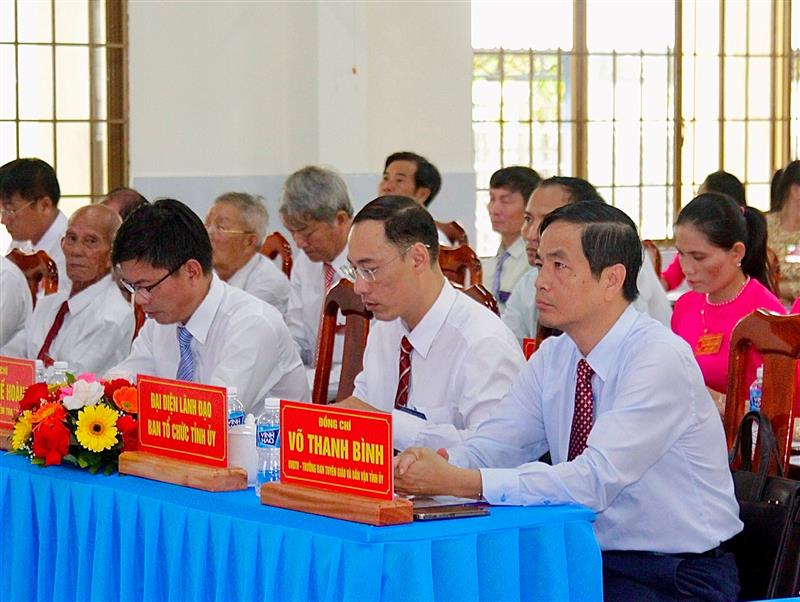 Đồng chí Võ Thanh Bình, Ủy viên Ban Thường vụ Tỉnh ủy, Trưởng Ban Tuyên giáo và Dân vận Tỉnh ủy dự Đại hội.