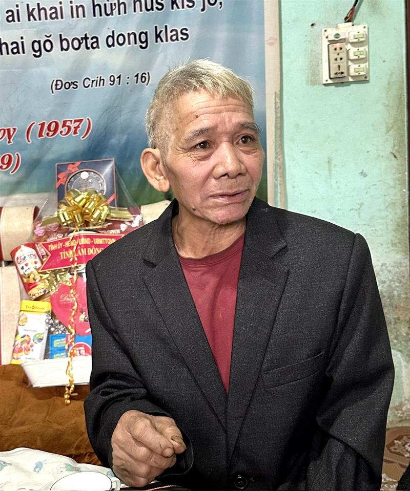 Ông Đa Ruối Ha Brai bất ngờ và buồn thương trước sự ra đi của Tổng Bí thư Nguyễn Phú Trọng.