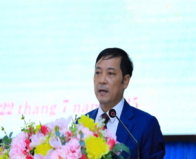 Đồng chí Lê Trọng Yên, UVBTV Tỉnh ủy, Phó Chủ tịch UBND tỉnh Lâm Đồng phát biểu chỉ đạo tại Đại hội