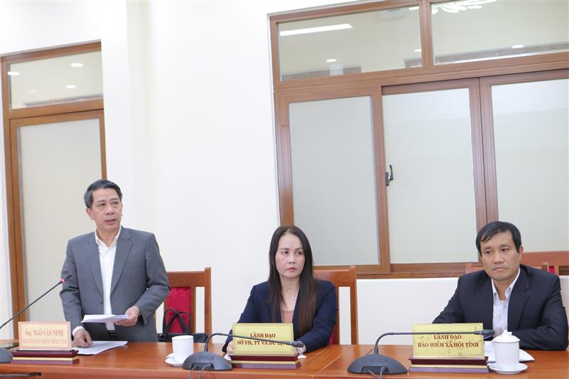 Ông Ngô Văn Ninh - Người phát ngôn của UBND tỉnh thông tin về tình hình kinh tế - xã hội, quốc phòng, an ninh tháng 11, nhiệm vụ và giải pháp tháng 12 năm 2023.