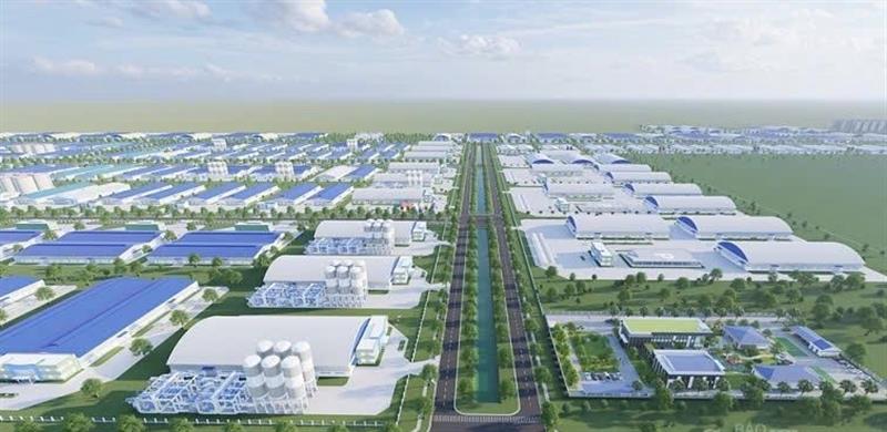Phối cảnh dự án Khu công nghiệp Tân Đức