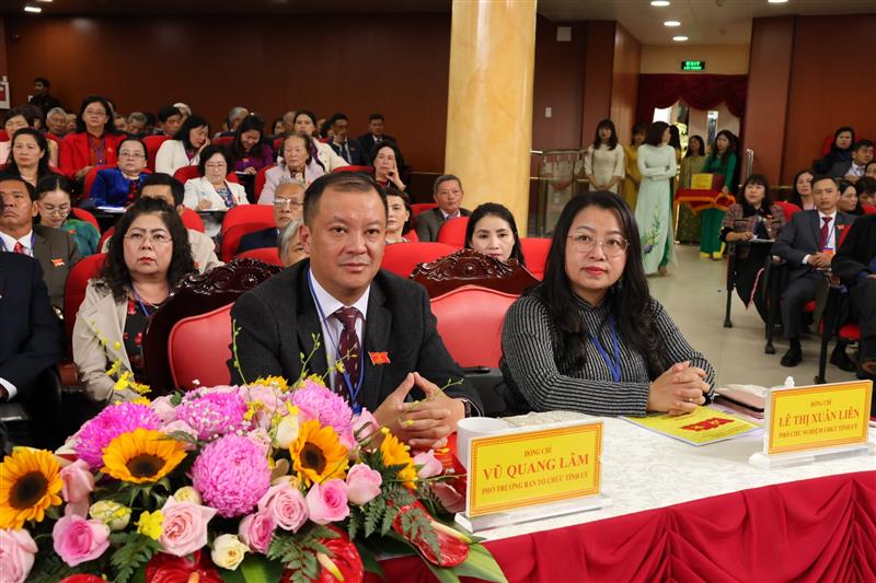 Lãnh đạo Ban Tổ chức Tỉnh ủy, Ủy ban Kiểm tra Tỉnh ủy Lâm Đồng dự Đại hội
