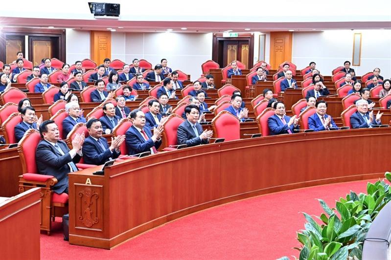 Các đại biểu tham dự phiên bế mạc Hội nghị
