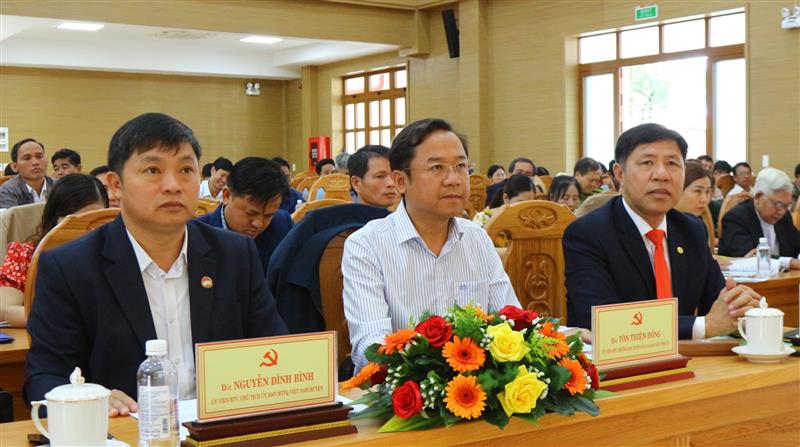 Đồng chí Tôn Thiện Đồng - Trưởng Ban Tuyên giáo và Dân vận Tỉnh ủy dự hội nghị