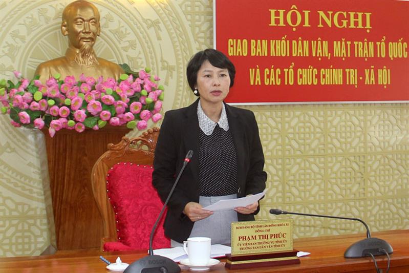 Thường trực HĐND tỉnh phát biểu tại hội nghị