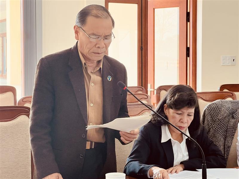 Đại diện tổ chức thành viên của Mặt trận, các chuyên gia tham gia góp ý phản biện đồ án