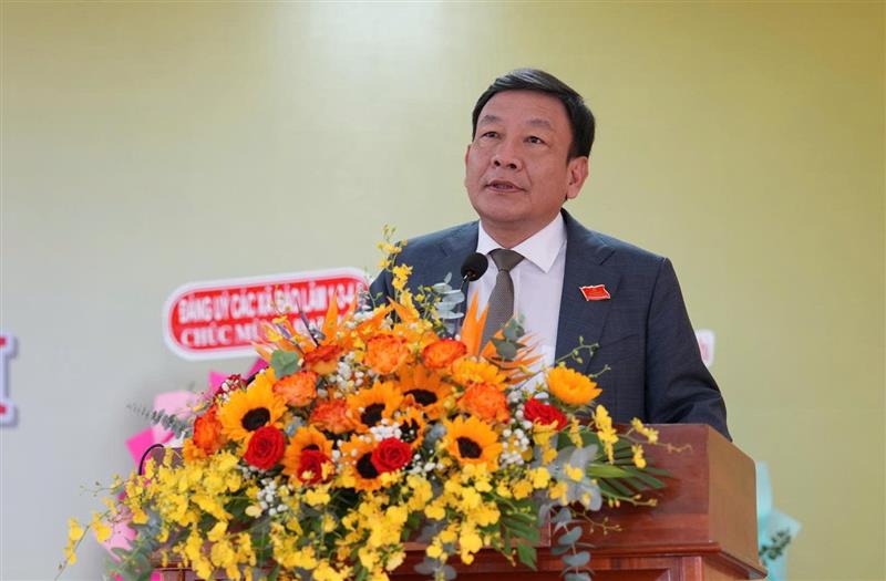 Phó Bí thư Tỉnh ủy Bùi Thắng phát biểu chỉ đạo tại Đại hội