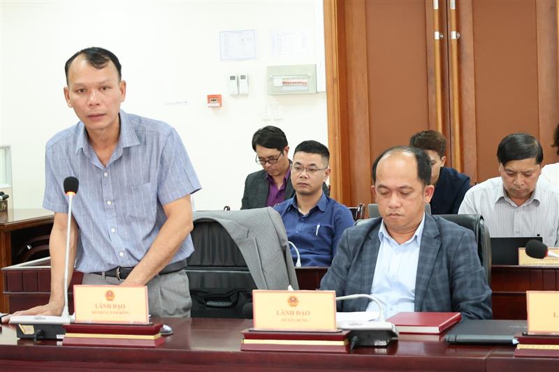 Đại diện lãnh đạo Sở Nội vụ thông tin về Đề án sáp nhập 3 tỉnh: Lâm Đồng, Đăk Nông, Bình Thuận