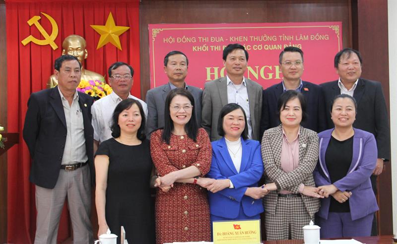 Lãnh đạo các đơn vị trong Khối thi đua các cơ quan Đảng tỉnh quyết tâm triển khai thực hiện tốt các nội dung kế hoạch đề ra năm 2023.