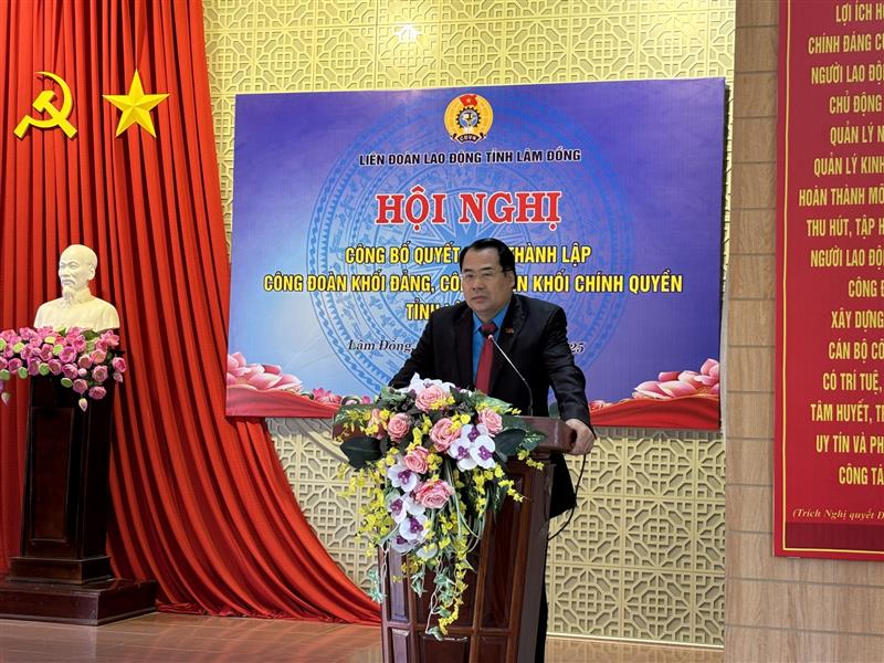 Đồng chí Phạm Sỹ Thế đại diện phát biểu nhận nhiệm vụ