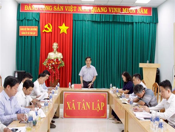 Kiểm tra công tác bầu cử đại biểu Quốc hội khóa XVI và đại biểu Hội đồng nhân dân các cấp nhiệm kỳ 2026 – 2031 của Tổ 2 thuộc Đoàn kiểm tra số 6