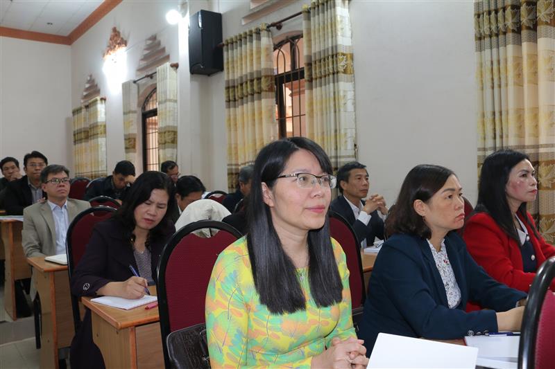 Các học viên tham gia lớp bồi dưỡng.