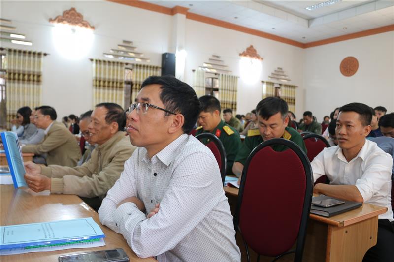 Lực lượng Ban Chỉ đạo 35 trên địa bàn tỉnh tham dự lớp bồi dưỡng.