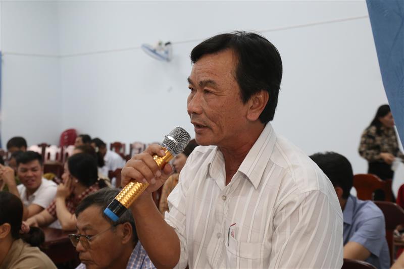 Cử tri xã Sông Lũy đề nghị rà soát, xử lý các dự án chậm triển khai trên địa bàn