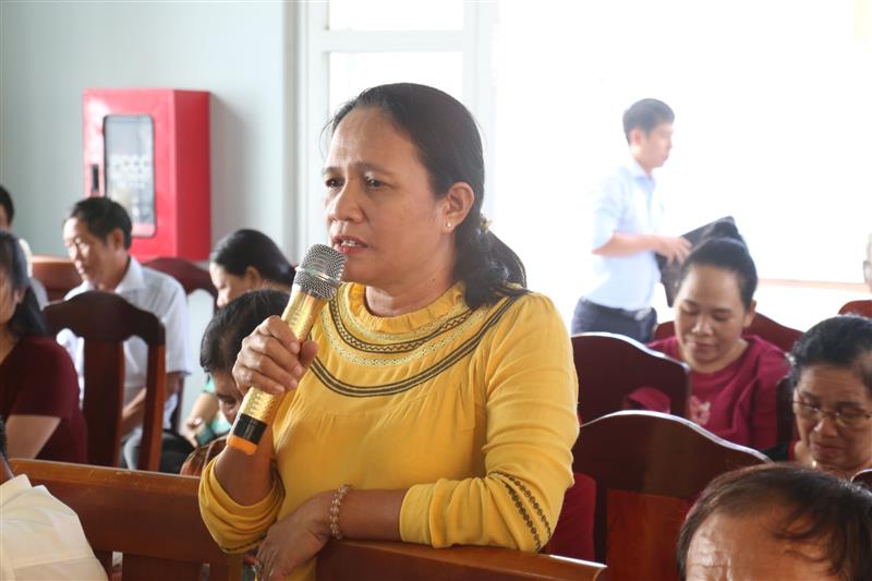 Cử tri xã Hồng Thái đề nghị quan tâm đầu tư, phát triển ngành Nông nghiệp