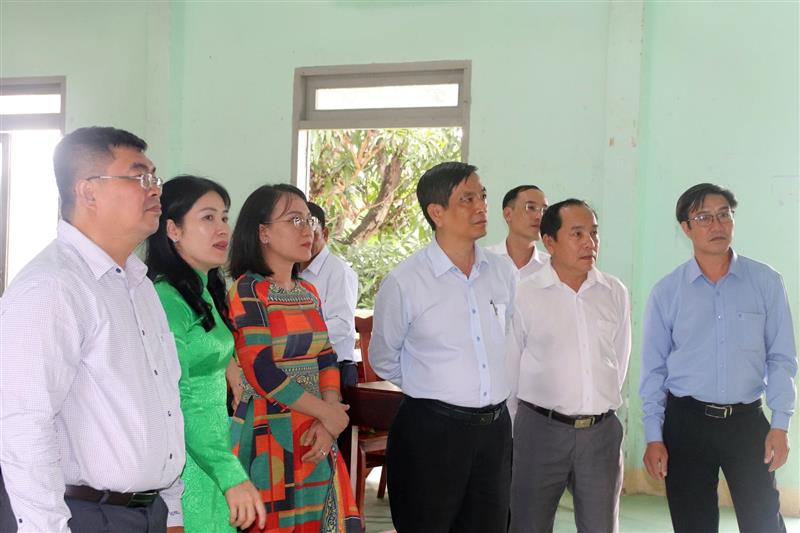 Tổ công tác Đại hội kiểm tra tại xã Đông Giang