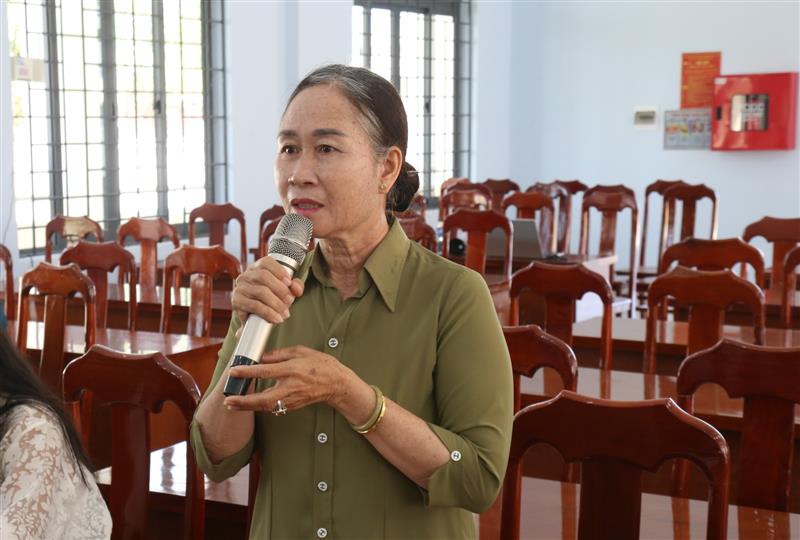 Cử tri xã Sông Lũy đề nghị mở rộng đối tượng được tiếp cận với các nguồn vốn vay ưu đãi