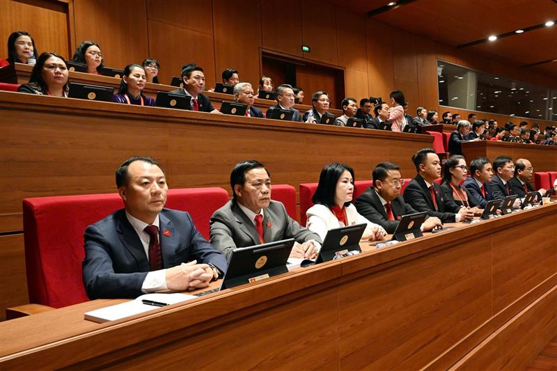 Các đại biểu tỉnh Lâm Đồng tham dự Đại hội