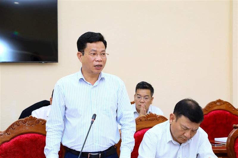 Phó Bí thư Tỉnh ủy Lưu Văn Trung đề nghị điều chỉnh một số nội dung trong đánh giá tồn tại, hạn chế, điểm nghẽn nêu ra trong Dự thảo văn kiện