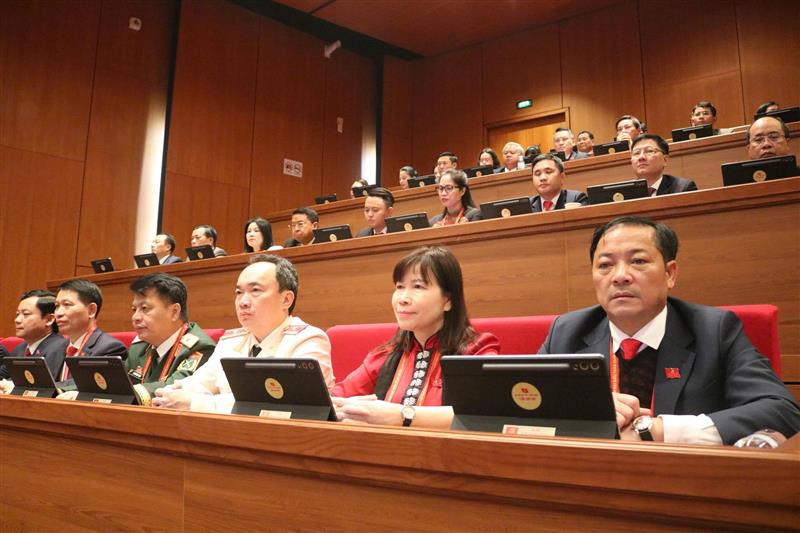 Các đại biểu tỉnh Lâm Đồng tham dự Đại hội