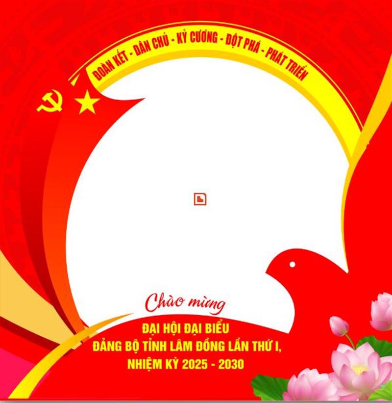 Avatar đại diện chào mừng Đảng bộ tỉnh Lâm Đồng  lần thứ I, nhiệm kỳ 2025 – 2030