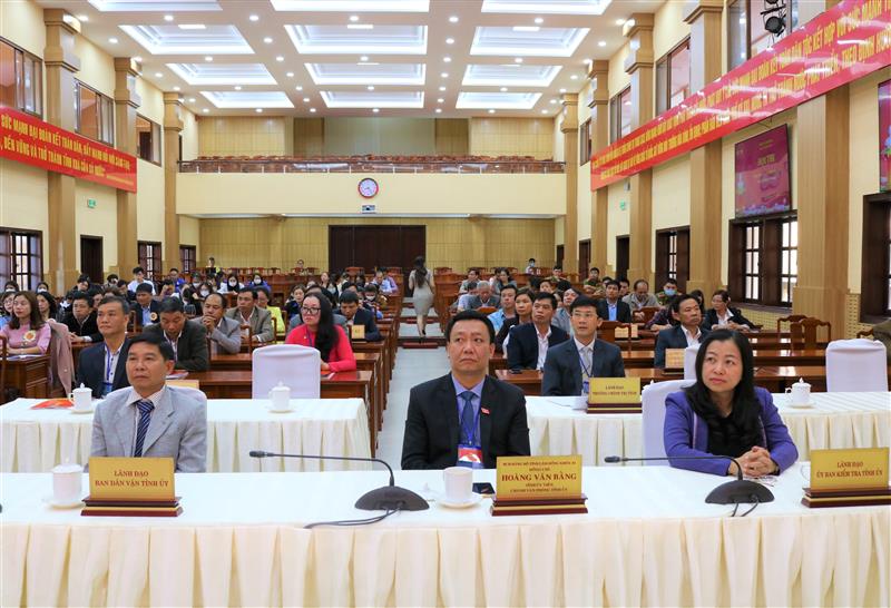 Đại biểu tham dự khai mạc Hội thi