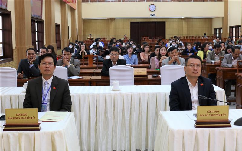 Đại biểu tham dự khai mạc Hội thi