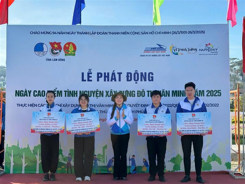 Lễ phát động ngày cao điểm tình nguyện xây dựng đô thị văn minh năm 2025