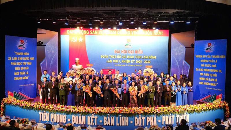 Đại hội Đoàn TNCS Hồ Chí Minh tỉnh Lâm Đồng, lần thứ I, nhiệm kỳ 2025-2030