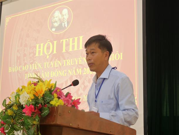 Lâm Đồng chủ động chuẩn bị tham gia Hội thi Báo cáo viên, Tuyên truyền viên giỏi toàn quốc năm 2026