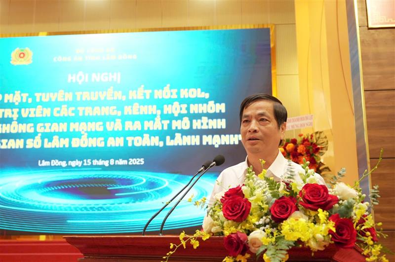 Đồng chí Võ Thanh Bình, Ủy viên BTV Tỉnh ủy, Trưởng Ban Tuyên giáo và Dân vận Tỉnh ủy. Ảnh: Báo Lâm Đồng điện tử.