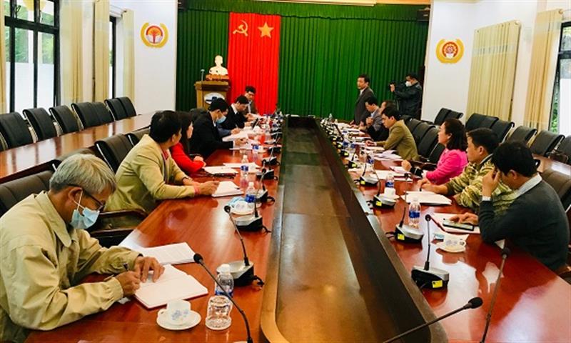 Toàn cảnh buổi làm việc Vien NCHN.