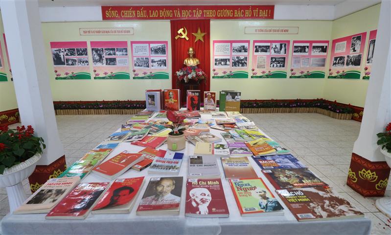 Một góc triển lãm. 