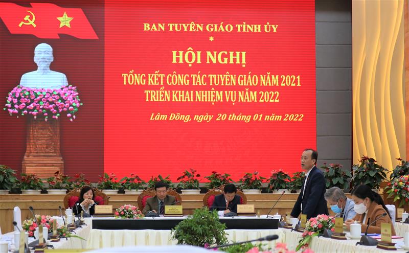 Lãnh đạo Sở Y tế tham luận tại hội nghị